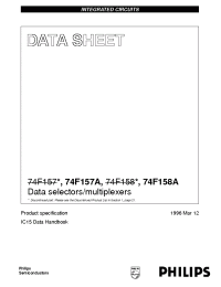 Datasheet 74F158A производства Philips