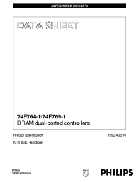 Datasheet 74F764-1 производства Philips