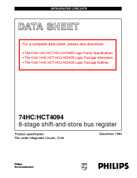 Datasheet 74HC4094PW manufacturer Philips