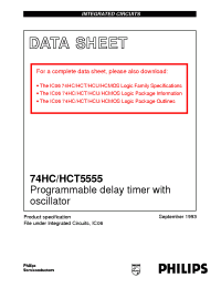 Datasheet 74HC5555D manufacturer Philips