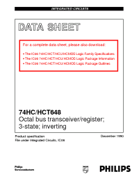 Datasheet 74HC648N производства Philips