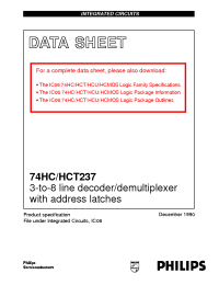 Datasheet 74HC/HCT237 manufacturer Philips
