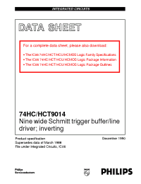 Datasheet 74HC/HCT9014 manufacturer Philips