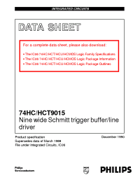 Datasheet 74HC/HCT9015 производства Philips