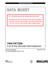 Datasheet 74HCT238D manufacturer Philips