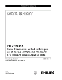 Datasheet 74LVC2245APW manufacturer Philips