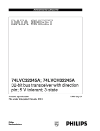 Datasheet 74LVC32245AEC manufacturer Philips