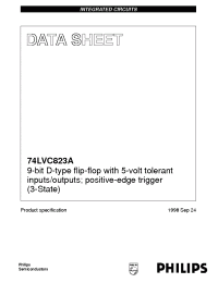 Datasheet 74LVC823AD manufacturer Philips