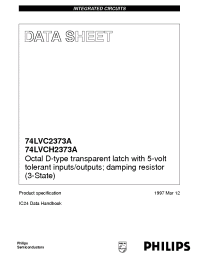 Datasheet 74LVCH2373AD manufacturer Philips