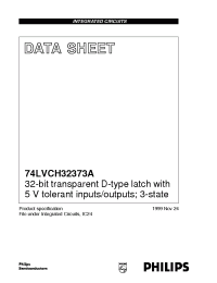 Datasheet 74LVCH32373A manufacturer Philips