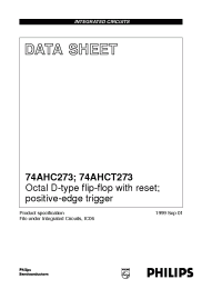 Datasheet 7AHCT273PWDH производства Philips