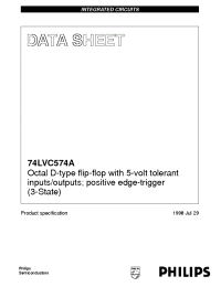 Datasheet 7LVC574APWDH manufacturer Philips