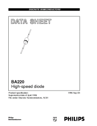 Datasheet BA220 manufacturer Philips
