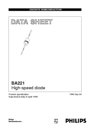 Datasheet BA221 manufacturer Philips