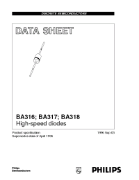 Datasheet BA316 manufacturer Philips