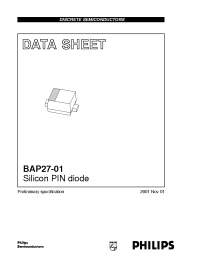 Datasheet BAP27-01 manufacturer Philips