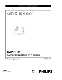 Datasheet BAP51-02 manufacturer Philips