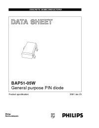 Datasheet BAP51-05W manufacturer Philips