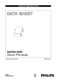 Datasheet BAP64-05W manufacturer Philips