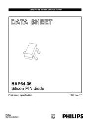 Datasheet BAP64-06 manufacturer Philips