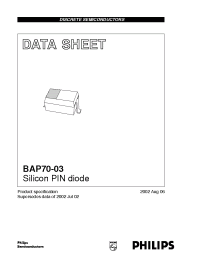 Datasheet BAP70-03 manufacturer Philips