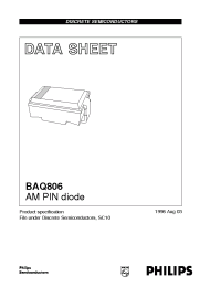 Datasheet BAQ806 manufacturer Philips