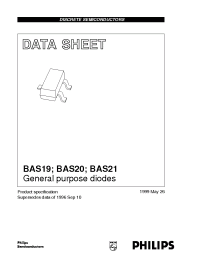 Datasheet BAS19 manufacturer Philips