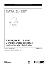 Datasheet BAS29 manufacturer Philips
