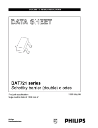 Datasheet BAT721A/T1 manufacturer Philips