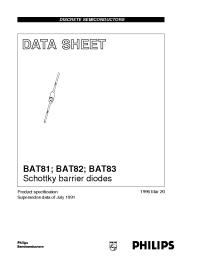 Datasheet BAT81 manufacturer Philips