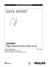 Datasheet BAW56S manufacturer Philips
