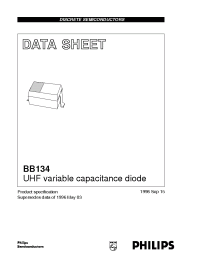 Datasheet BB134 manufacturer Philips