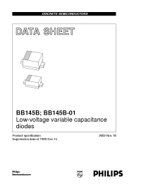 Datasheet BB145B-01 manufacturer Philips