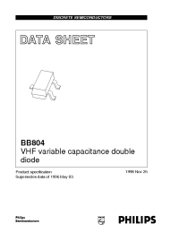 Datasheet BB804R производства Philips