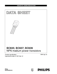 Datasheet BC635-16 manufacturer Philips