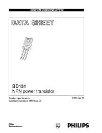 Datasheet BD131/B manufacturer Philips