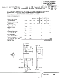 Datasheet BD933F manufacturer Philips