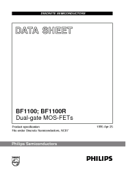 Datasheet BF1100R manufacturer Philips
