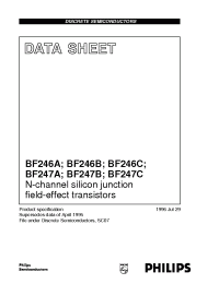 Datasheet BF246C manufacturer Philips