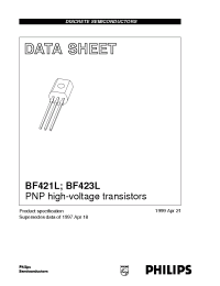 Datasheet BF421L производства Philips