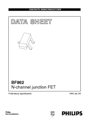 Datasheet BF862 manufacturer Philips