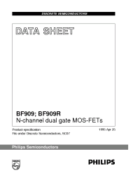 Datasheet BF909A manufacturer Philips