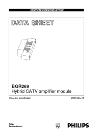 Datasheet BGR269 manufacturer Philips