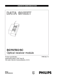 Datasheet BGY67BO/SC manufacturer Philips