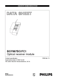 Datasheet BGY887BO manufacturer Philips