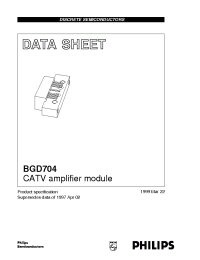 Datasheet BGY888 manufacturer Philips