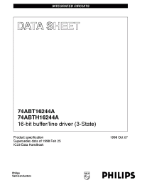 Datasheet BH16244ADGG manufacturer Philips