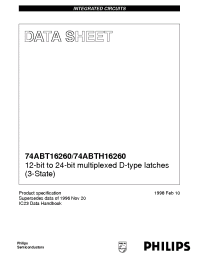 Datasheet BH16260DL manufacturer Philips
