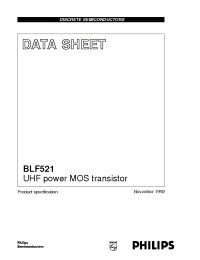 Datasheet BLF521 manufacturer Philips