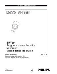 Datasheet BRY39 manufacturer Philips